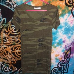 Camo T-shirt Dress